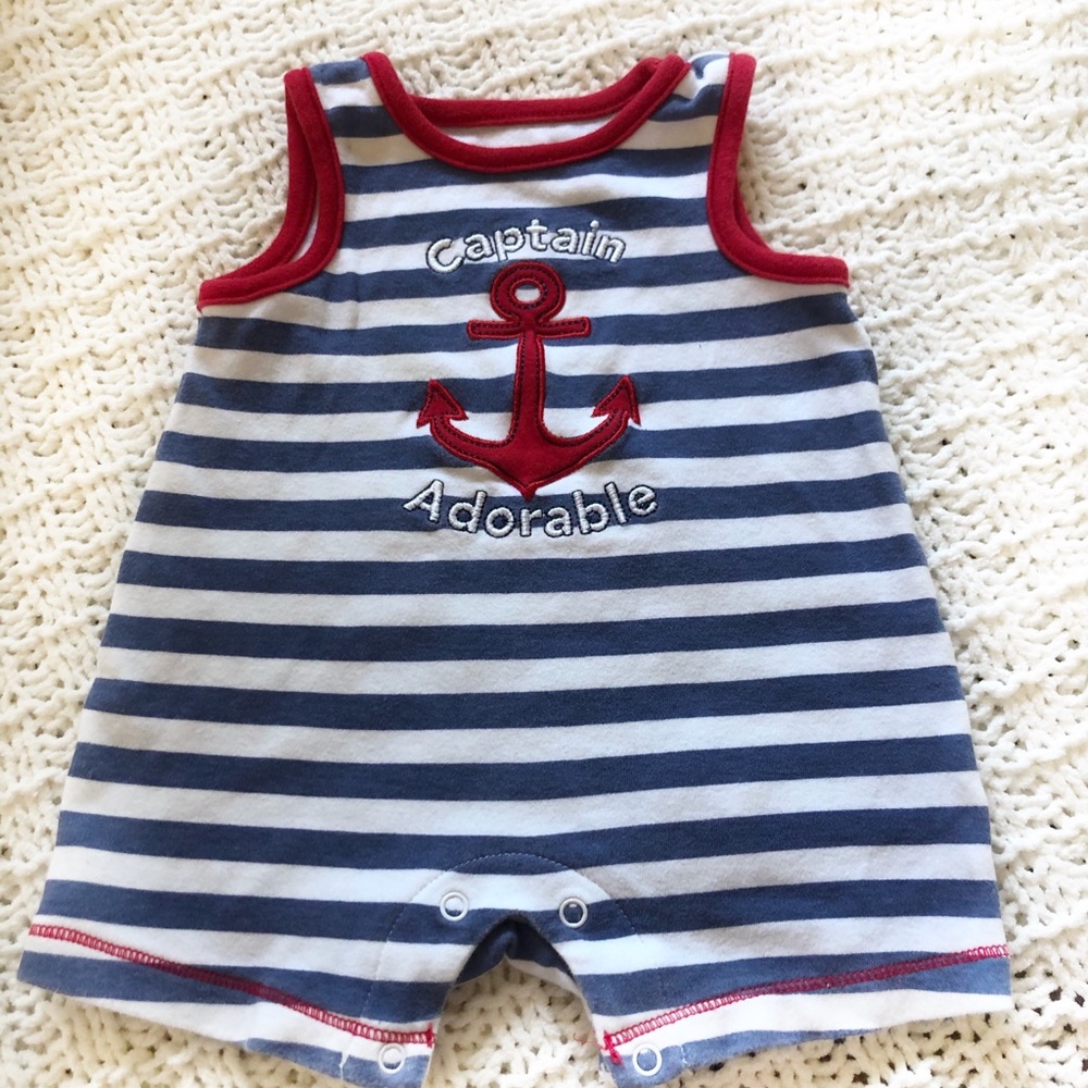 Nautical anchor romper